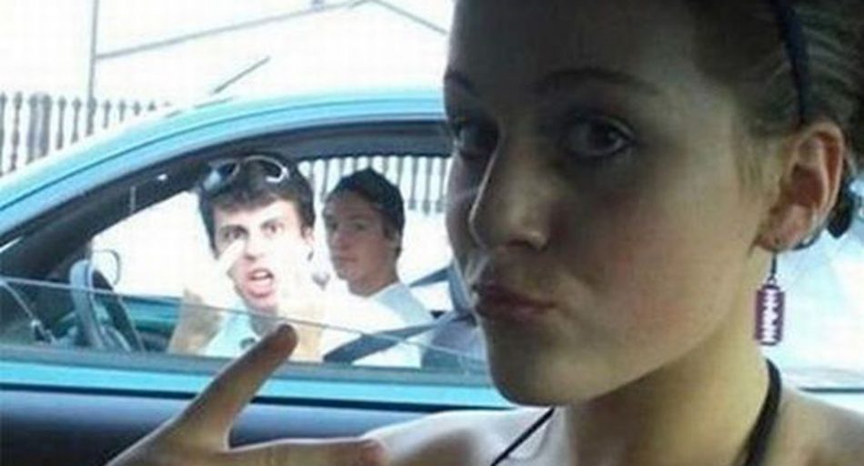 Just when I thought the time was right for a quick car selfie.