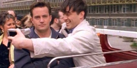 Obviously Chandler wasn't interested in getting a selfie. #friends
